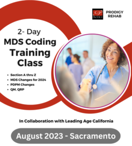 MDS Training- 2023-2 | Prodigy Rehabilitation Group